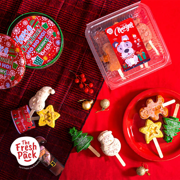 The Fresh Back Christmas Treats For Dogs 4Pcs
