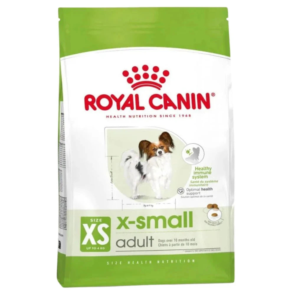 Royal Canin X-Small Breed Adult Dog Food 1.5kg.