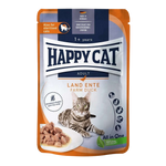 HAPPY CAT Wet Cat Food Sterilised With Duck 85g.