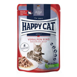 HAPPY CAT Wet Cat Food Sterilised With Beef 85g.
