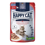 HAPPY CAT Wet Cat Food Sterilised With Beef 85g.
