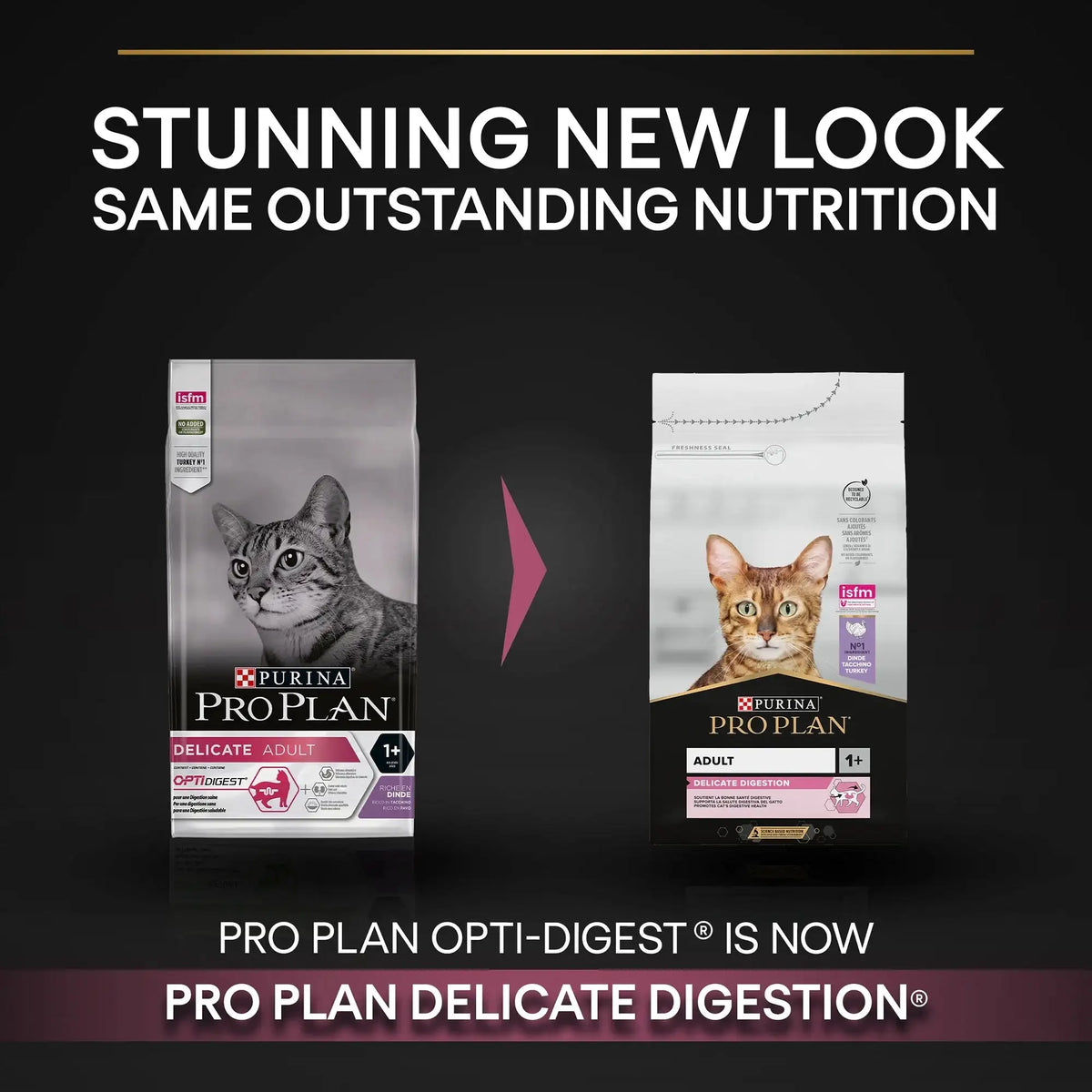 Pro Plan Opti Digest Dry Food with Turkey for Delicate Adult Cats 400 g.