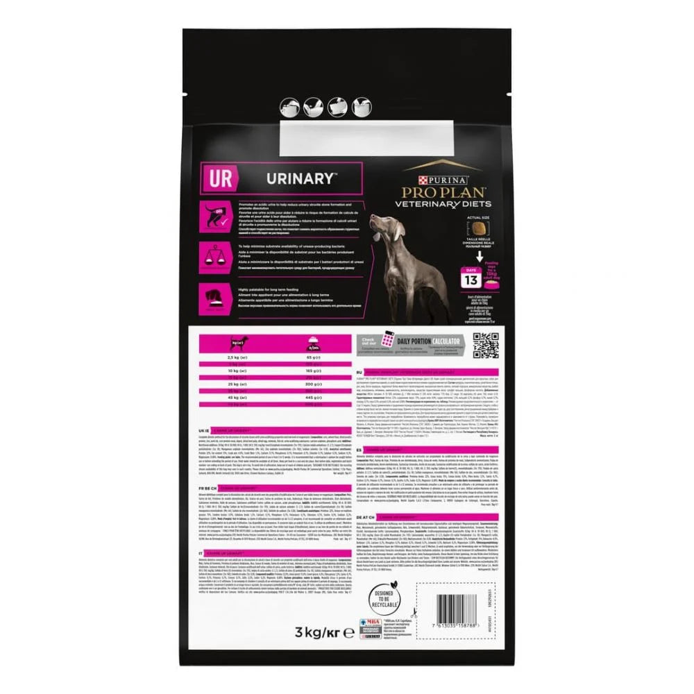 PRO PLAN VETERINARY DIETS Canine UR Urinary 3kg.