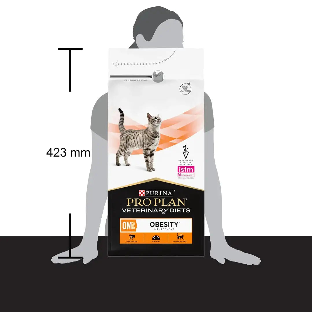 Pro Plan Veterinary Diets Dry Cat Food for Obesity Management 1.5 kg.