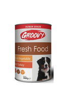 Groovy Wet Food For dogs fresh food turkey 400g.