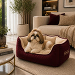 Petmoda Leather / Fur Cozy Bed 70*55 Cm