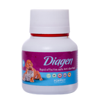 Diagen bottle for pets with a white background