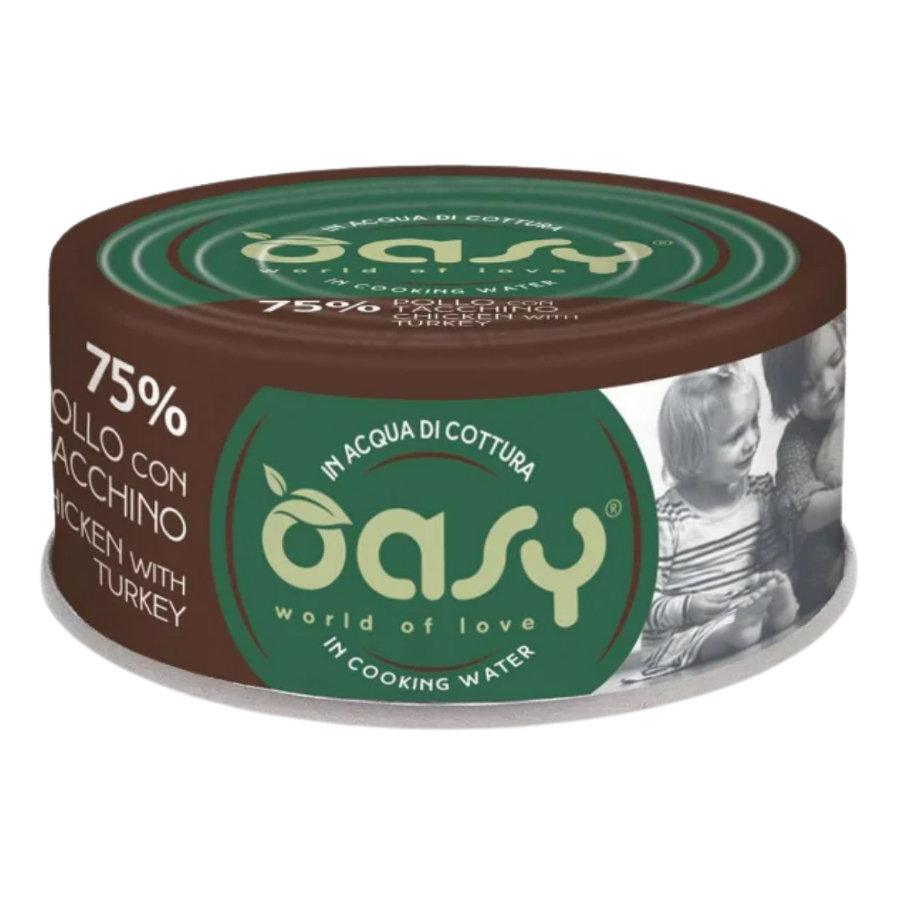 Oasy Wet Cat Food More Love Can Chicken with Turkey70g Petfast.shop Oasy Cat Food Wet Food petfast.shop Egypt POA5999S Default Title 145.00