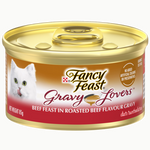 Fancy Feast Gravy Lovers Beef Feast in Roasted Beef Flavour in Gravy Gourmet Cat Food 85g