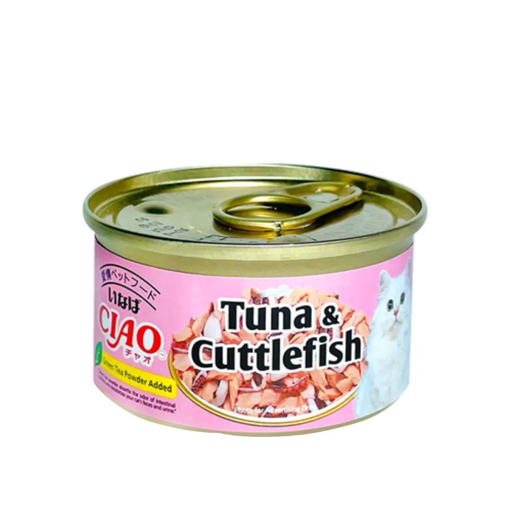 Ciao Jelly Tuna and Cuttlefish Wet Cat Food 75g