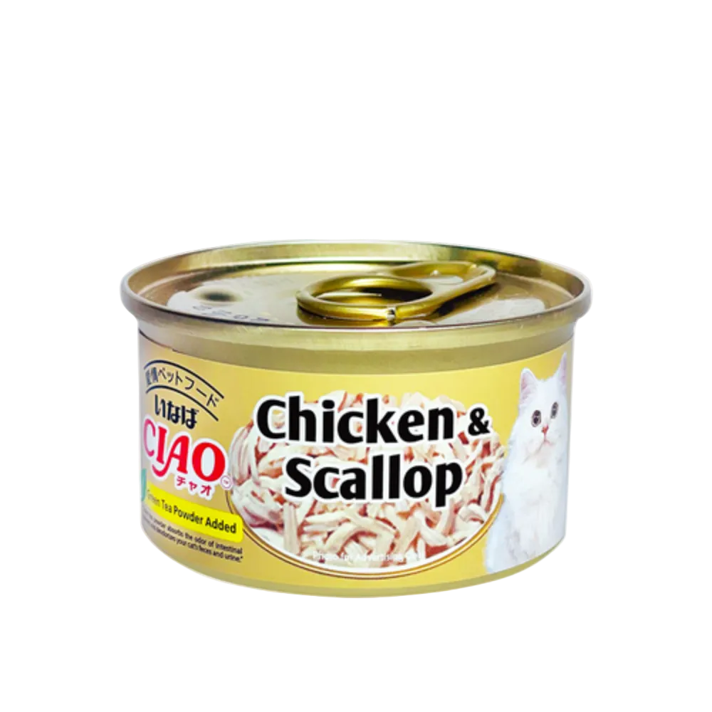 Ciao Jelly Chicken and Scallop Wet Cat Food 75g Petfast.shop Ciao Cat Exclusive Food Wet Food petfast.shop Egypt PCI6886S Default Title 165.00