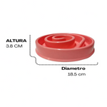 Pet Slow Feeder Bowl 18.5Cm Petfast.shop Generic Bowls & Feeders Cat Dog Supplies petfast.shop EgyptRed 150.00