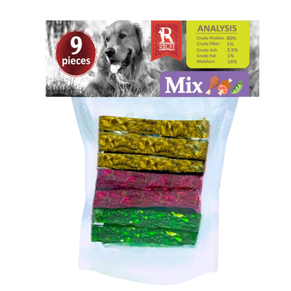 rich color mix ( 9 sticks ).