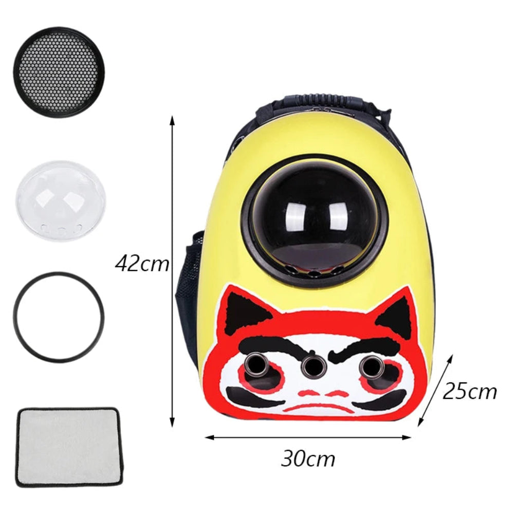 Pet Carrier Backpack Katsuoji Size 42*30*25 Cm