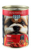 orgo canned food for dog beef with veg & soup 400 g.
