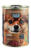 orgo canned food for dog liver with veg & soup 400 g.