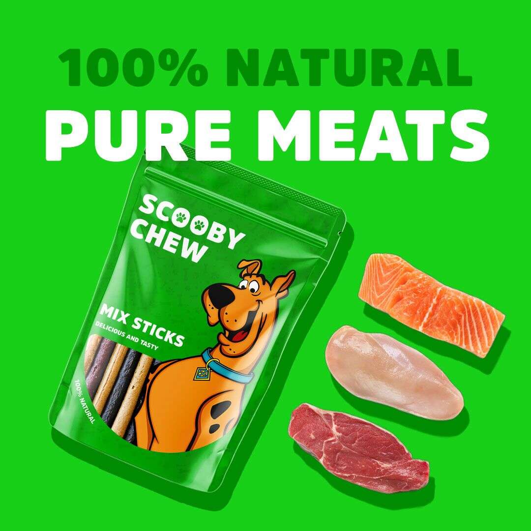 Scooby Chew Mixed Stick Dog Treats 120 gr.