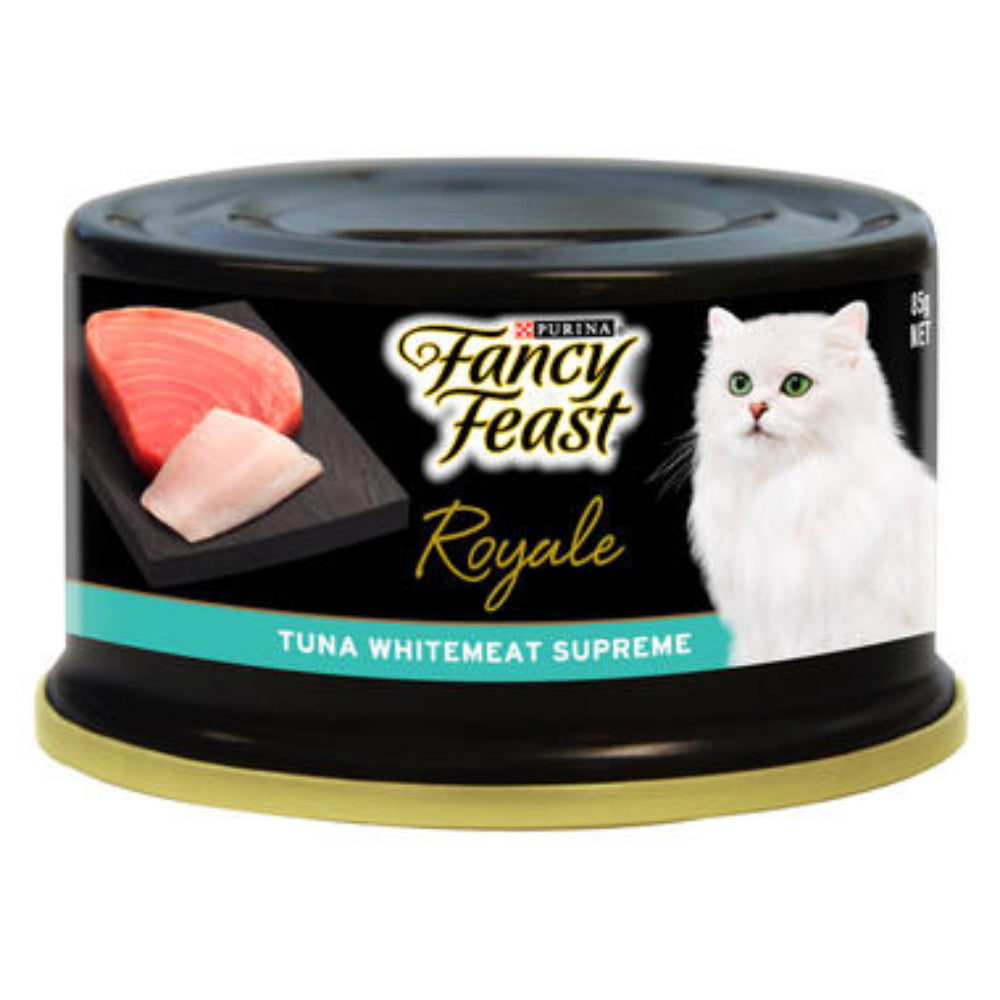 BUY 9 + 1 FANCY FEAST Royale Tender Tuna Tossed with Whitebait 85g