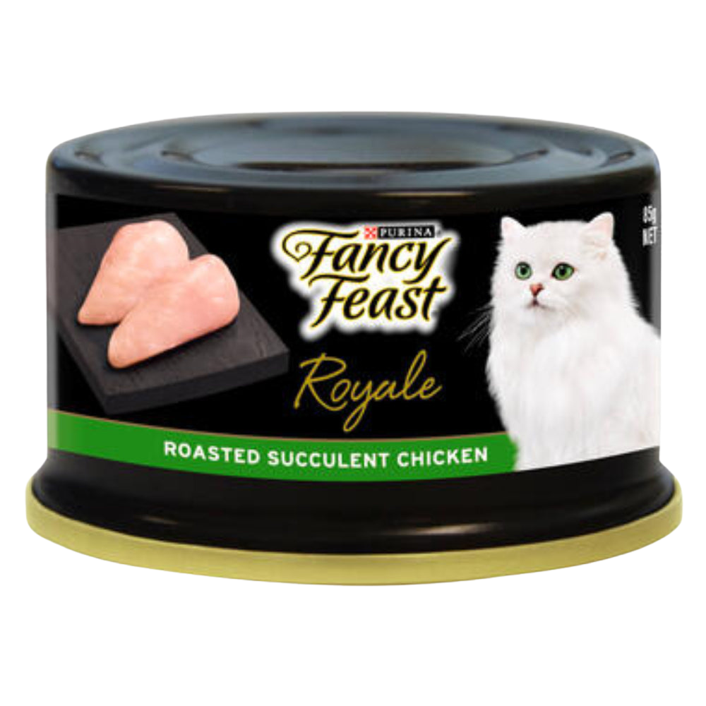 FANCY FEAST Adult Royale Succulent Chicken Wet Cat Food 85g.