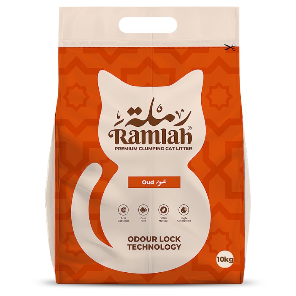 Ramlah Premium Cat litter- Oud scented