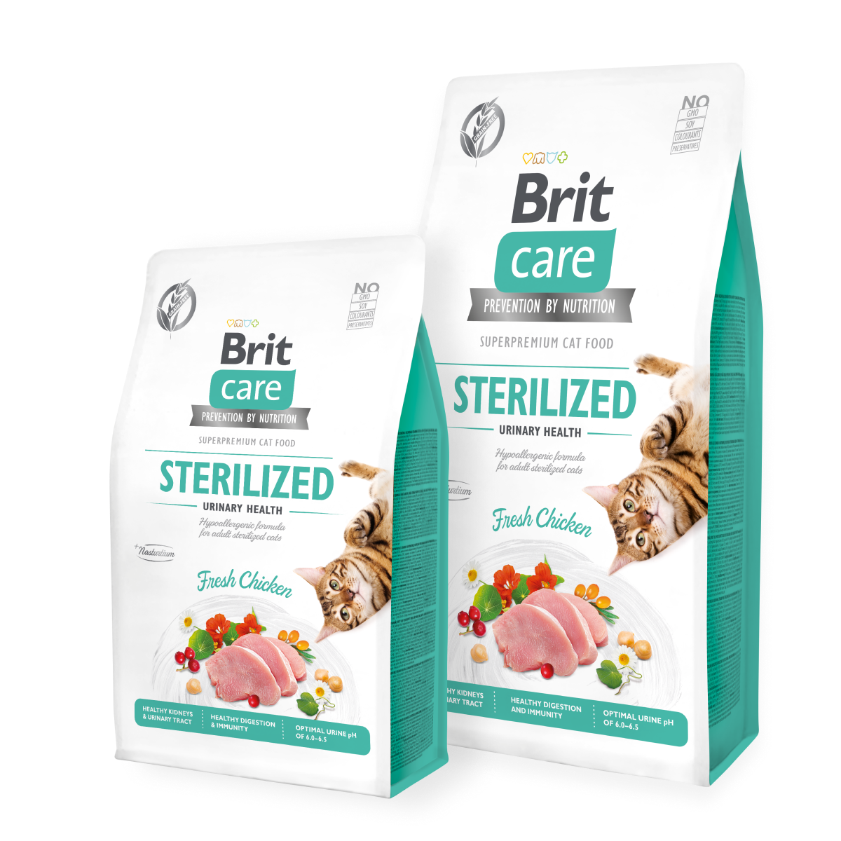 Brit Dry Food for Cat Urinary Health Care Sterilized Chicken