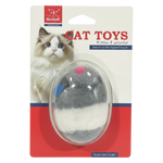Cat toy packaging with a cat on a white background