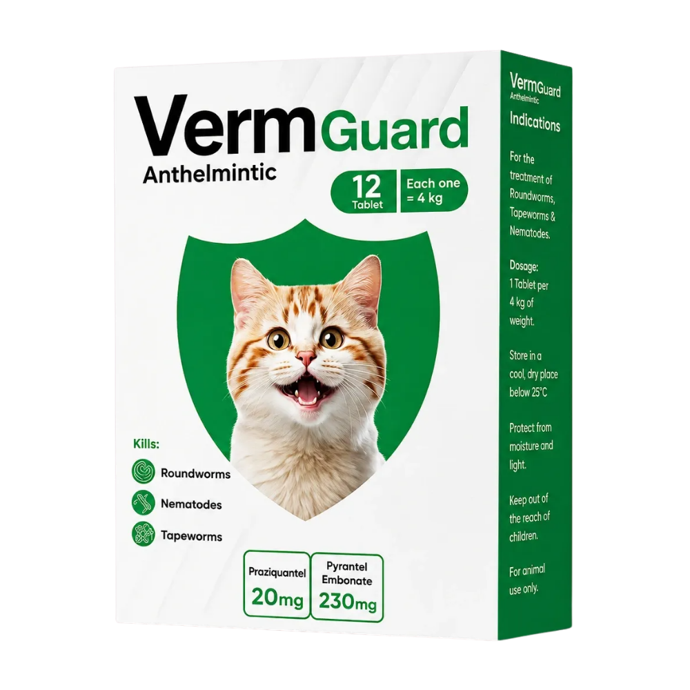 Verm Guard Anthelmintic for Cats 6 Tablets