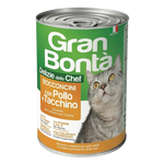 Gran Bontà Adult Cat Chunkies with Chicken & Turkey 400g