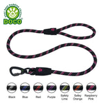 DOCO® 5ft Reflective Rope Dog Leash w/ Click & Lock Snap (1/2" Width) (13mm*150cm).