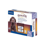Box of Virbac EFFITIX for dogs with a dog illustration on a white background