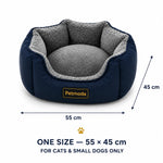 Petmoda Round Bed Blue 55*45Cm Petfast.shop Petmoda bed Cat Dog Kitten Puppy Summer Supplies petfast.shop Egypt PPE2663S-2 Green 850.00