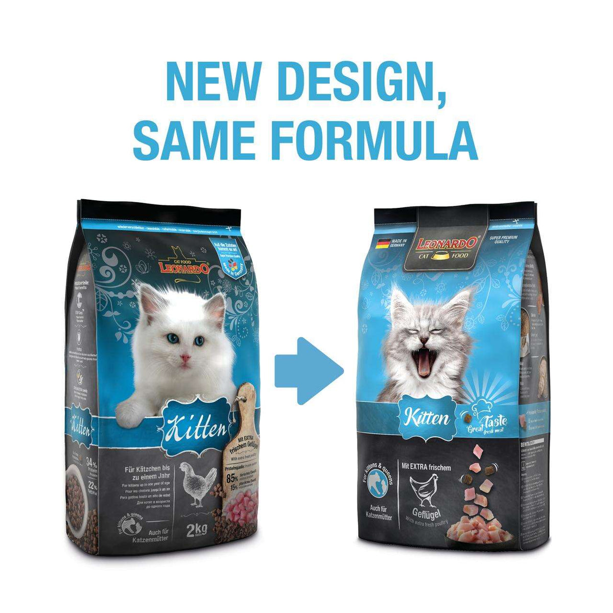 Leonardo Dry Food For kitten Cats With Poultry 300 gr.