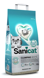 Sanicat Clumping White Fragrance Free 20 L.