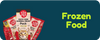 Cat food packages with 'Frozen Food' text on a blue background
