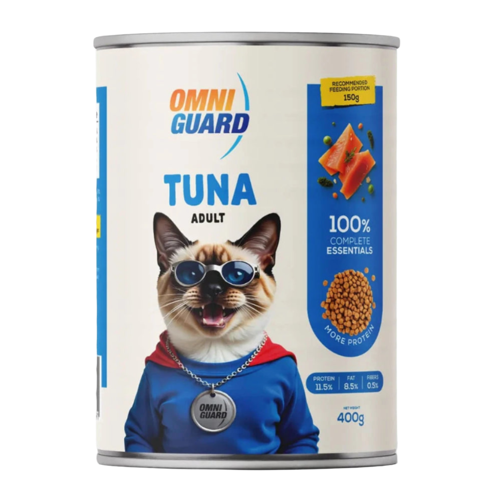 Omni Guard Wet Food for Adult Cat Tuna 400g Petfast.shop Omni Guard Cat Food Wet Food petfast.shop Egypt 50.00