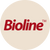 Bioline logo on a beige background