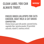 Wanpy Cat Lollipop Chicken, Goat Milk & Cat Grass6g Petfast.shop Wanpy Cat Chewy Treat Treats petfast.shop EgyptDefault Title 120.00