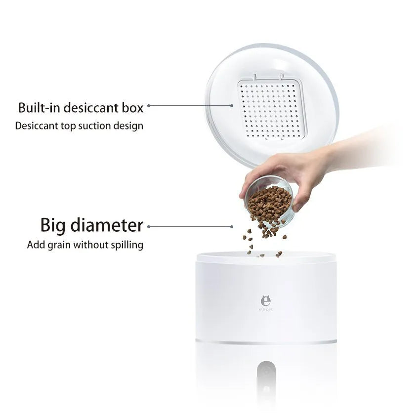 Smart Automatic Pet Feeder with Camera and App 4L.