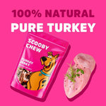 Scooby Chew Turkey JerkyDog Treats 120 gr.