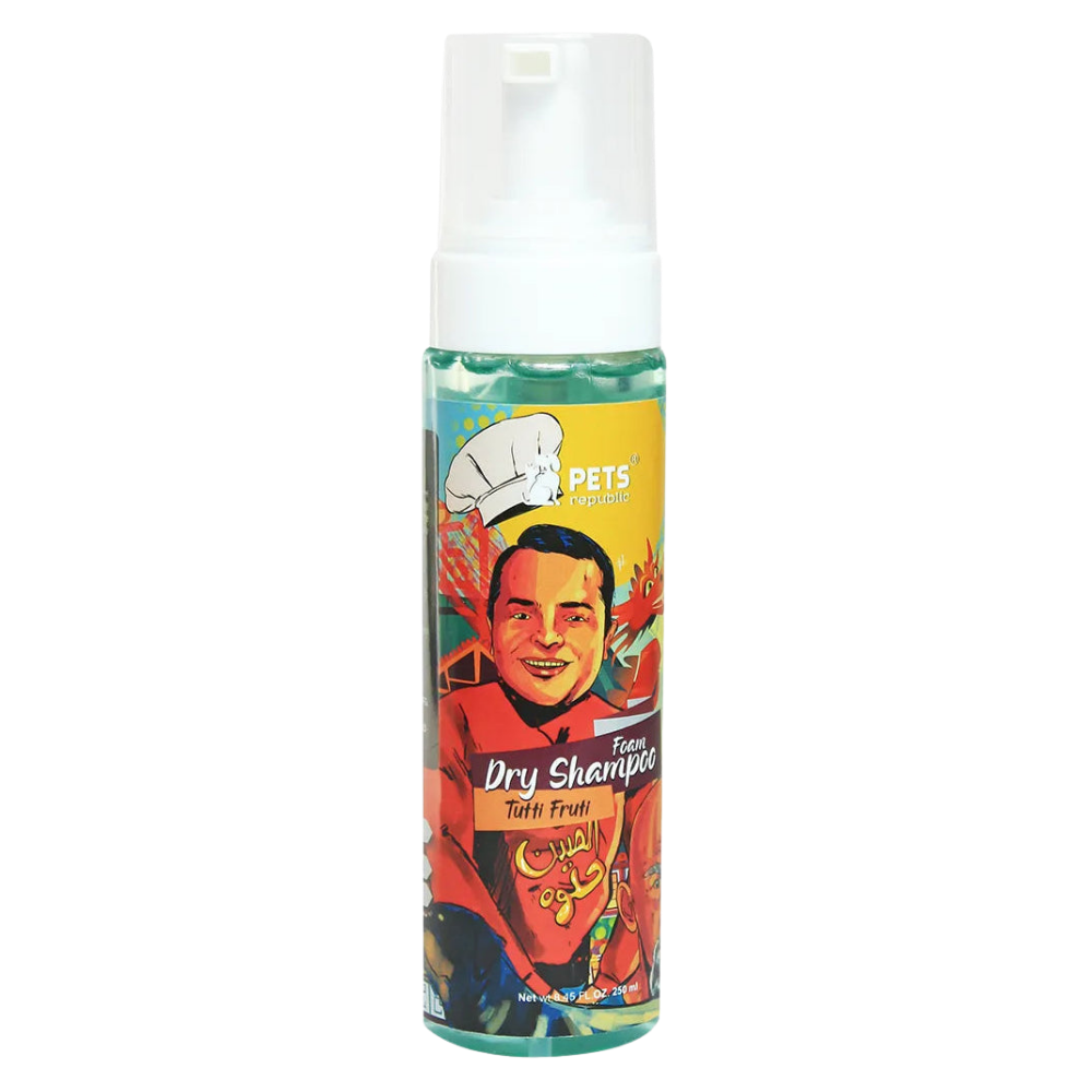 Pets Republic DRY FOAM SHAMPOO Tutti Fruti 250ML.