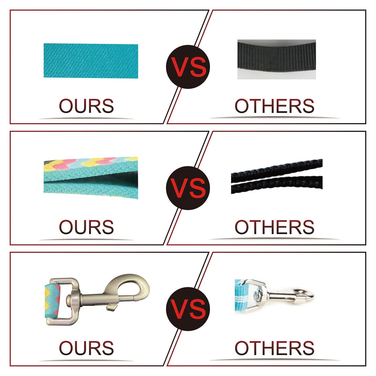 DOCO® Jacquard Stitched Weaved Leash (180CM).