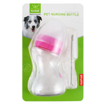 Numbell pet nursing bottle packaging with a dog illustration on a green background