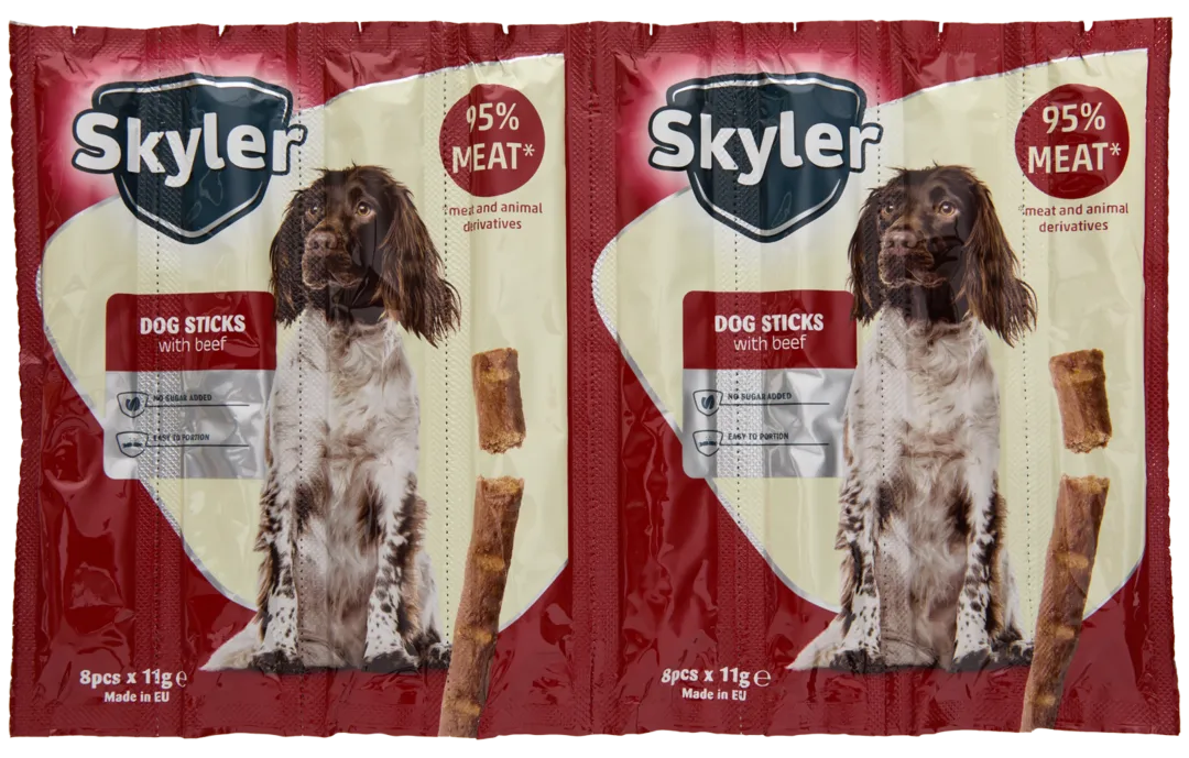 Skyler Dog Sticks with Beef 8 Sticks 88g