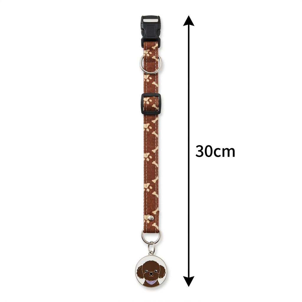 الطوق مع خط قياس رأسي 30cm