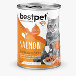 Best Pet Adult Cat with Salmon Sterilised 400g.