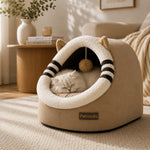 Petmoda Cat House Bed 50 cm - Cat Shape - Beige Petfast.shop Petmoda bed Cat Dog Kitten Puppy Supplies petfast.shop Egypt PPE2456S Default Title 1449.00