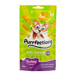 Purrfections ANTI Hairball Turkey Cat Treats - 60g.