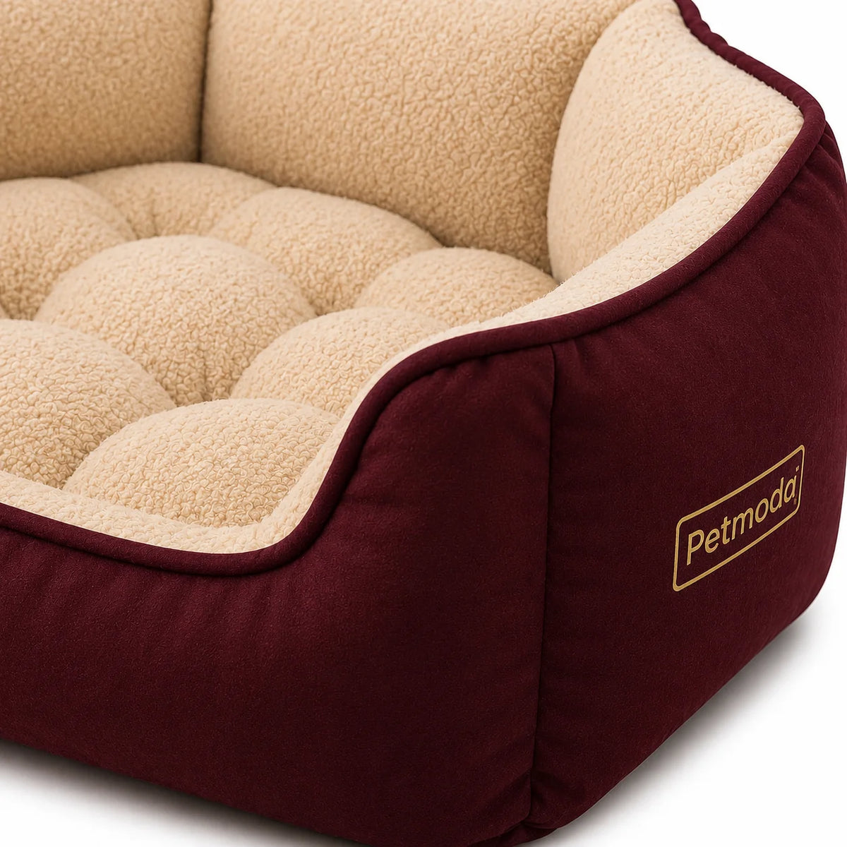 Petmoda Leather / Fur Cozy Bed 70*55 Cm