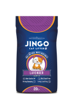 jingo whit cat litter - lavender 20l.