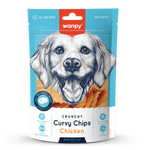 Wanpy Treat For Adult Dog Crunchy Curvy Chips Chicken 100 g